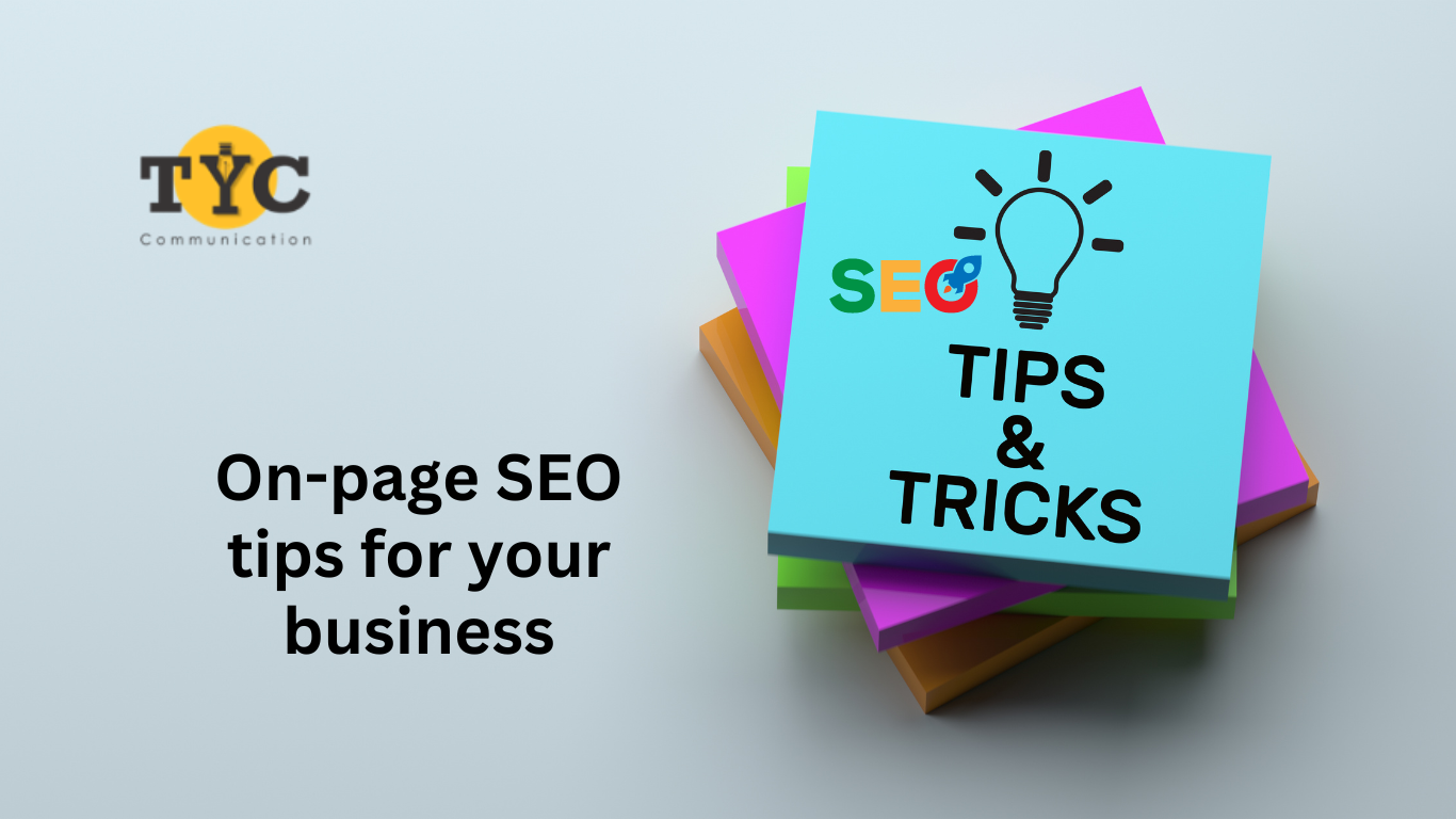 On-page SEO tips for your business