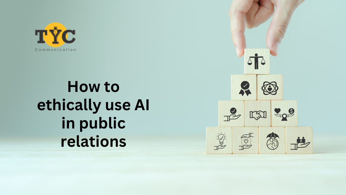 How to ethically use AI in public relations