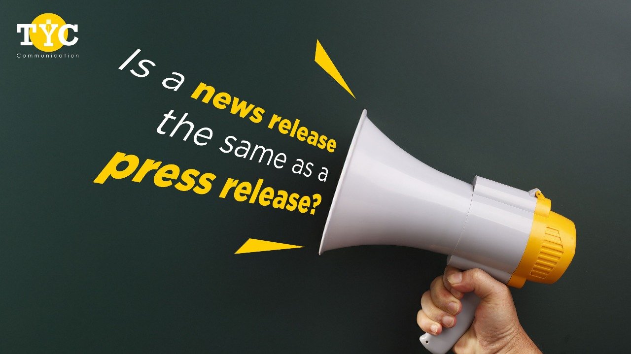 Is a news release same as a press release?
