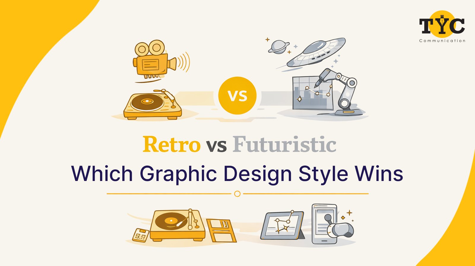 Retro vs Futuristic: Which Graphic Design Style Wins