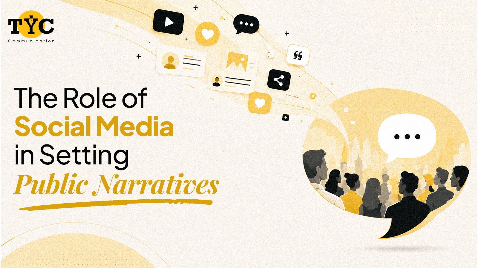 The Role of Social Media in Setting Public Narratives